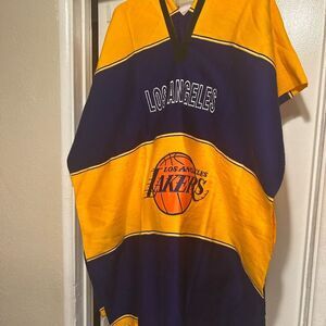 NWOT Los Angeles Lakers Team Poncho